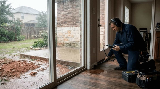 Can heavy rain cause slab leak?